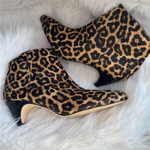 Sam Edelman Leopard Print Ankle Booties